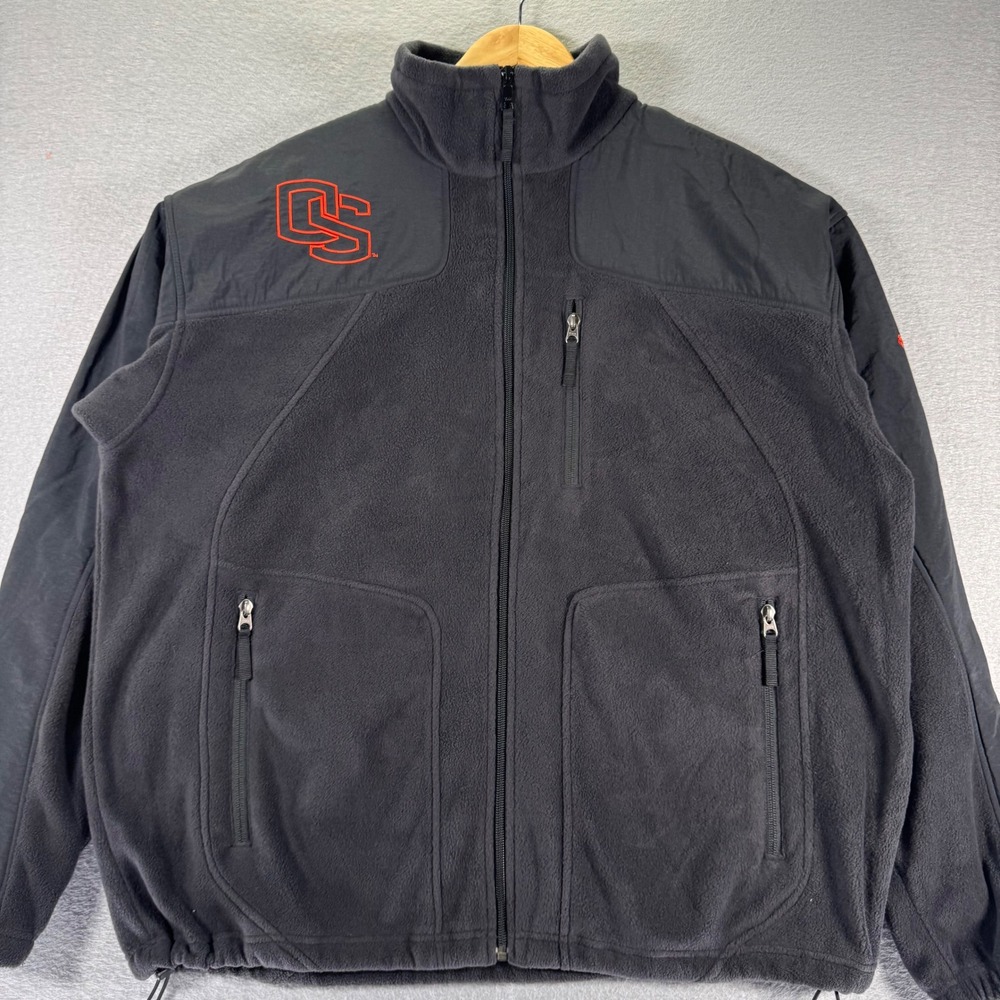 Columbia Fleece‎ Jacket Oregon State Beavers XL Full Zip Mens